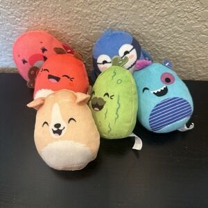 McDonald's x Squishmallows Lot of 6 Pickle Bird Dog Monster Butterfly Blue jay‎